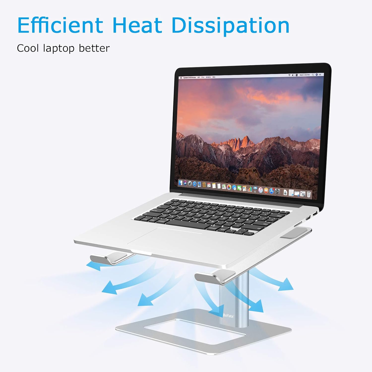Elevate Your Workspace with the Ergonomic Height Adjustable Laptop Stand - Perfect for All Laptops from 11 to 17 Inches!